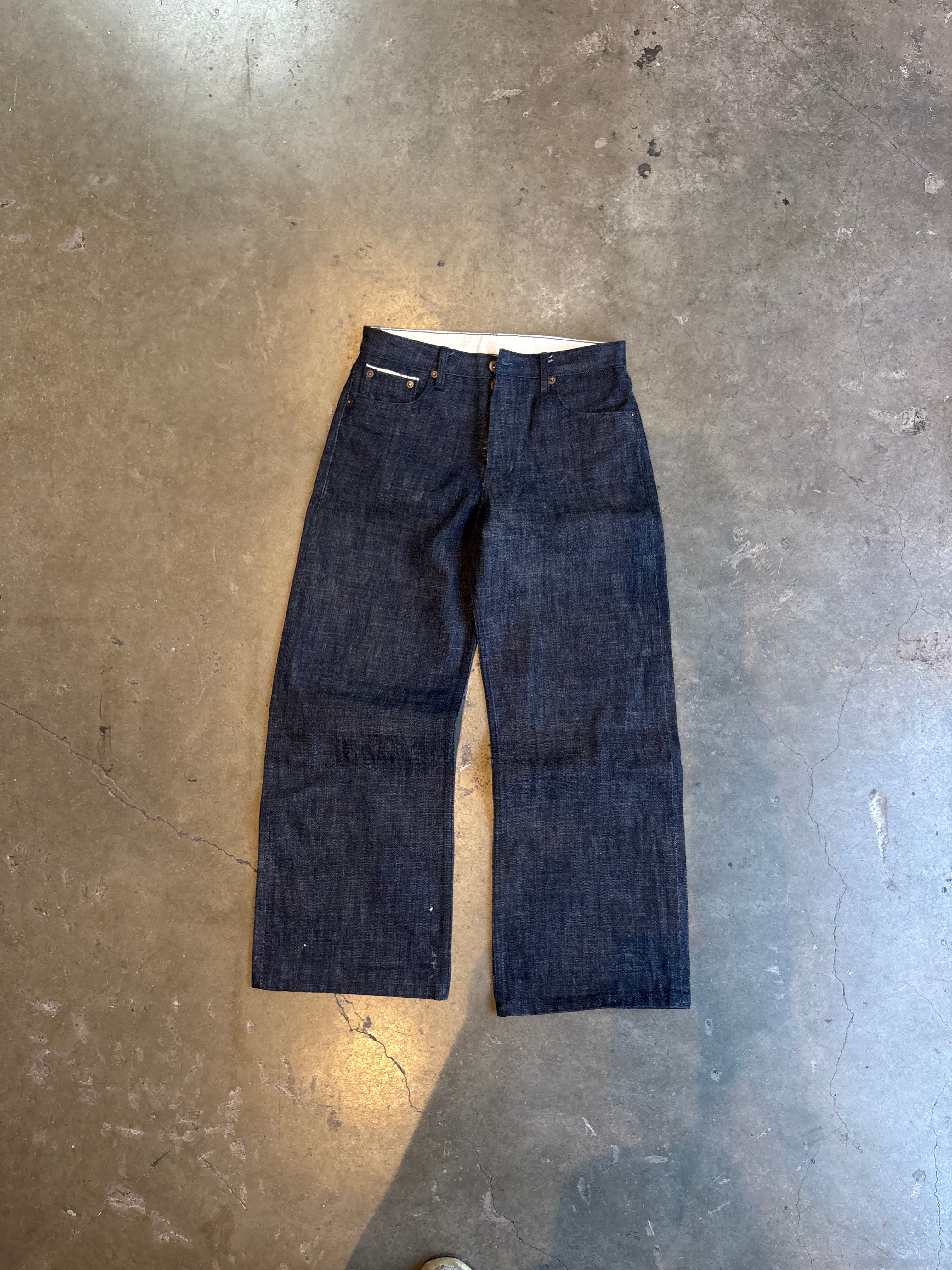 "GG" cut Selvedge Denim